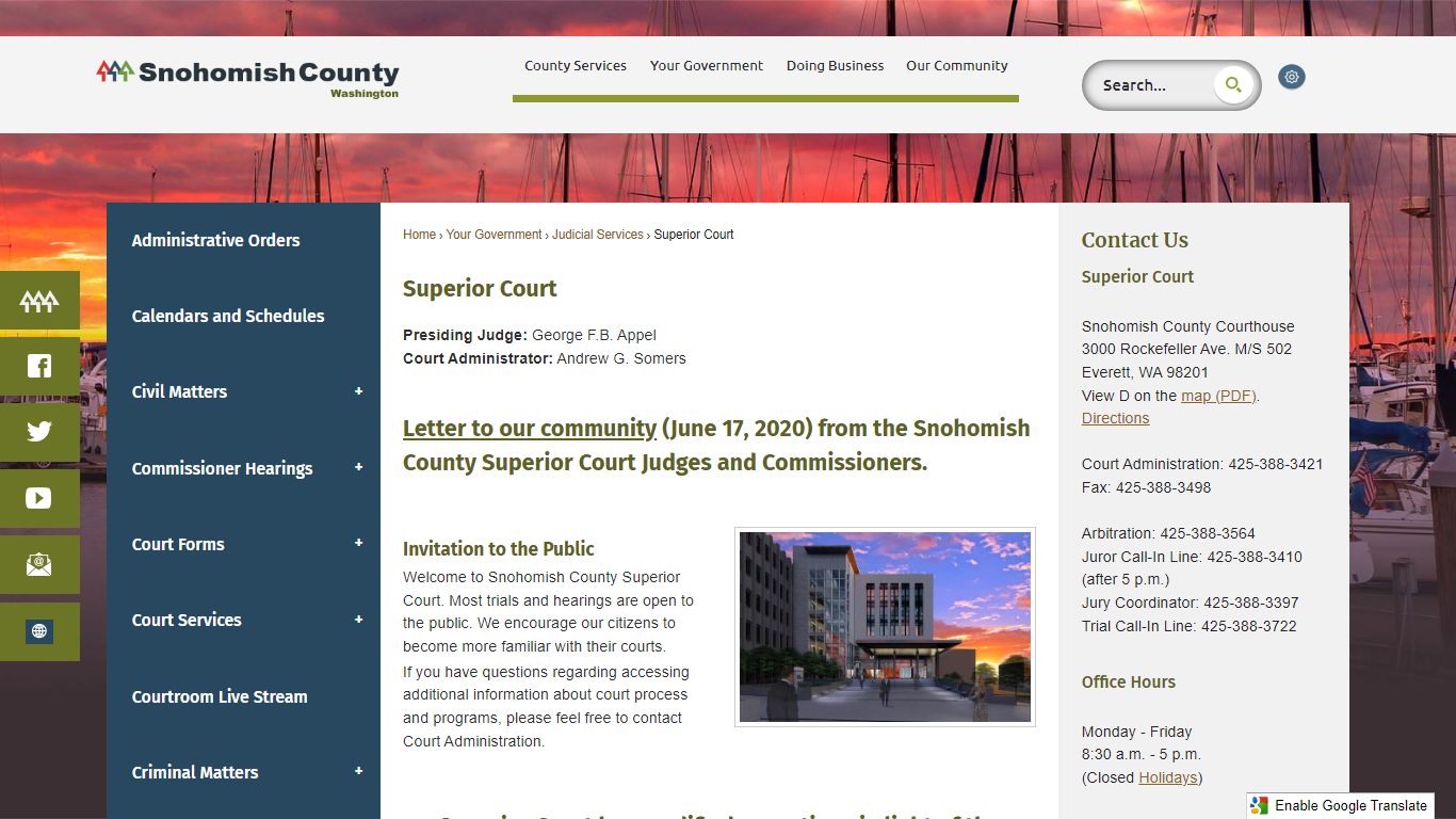 Superior Court | Snohomish County, WA - Official Website